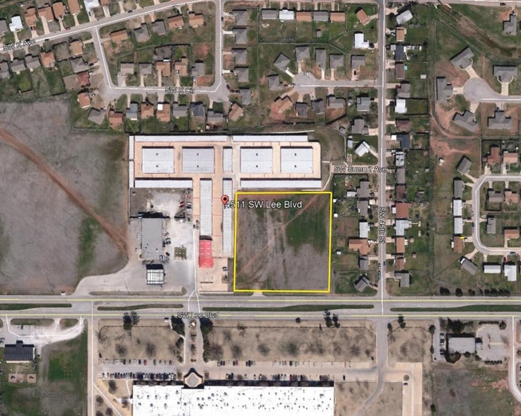 4511 SW Lee Blvd, Lawton, OK à vendre - Aérien – Image 1 sur 3