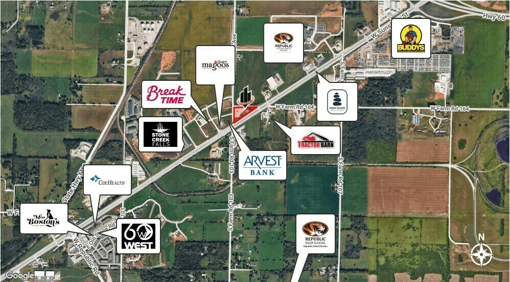 6229 W US Highway 60, Brookline, MO à vendre Photo principale– Image 1 sur 6