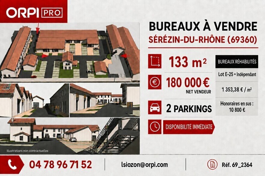 Bureau dans Serezin Du Rhone à vendre - Photo de l’immeuble – Image 1 sur 6
