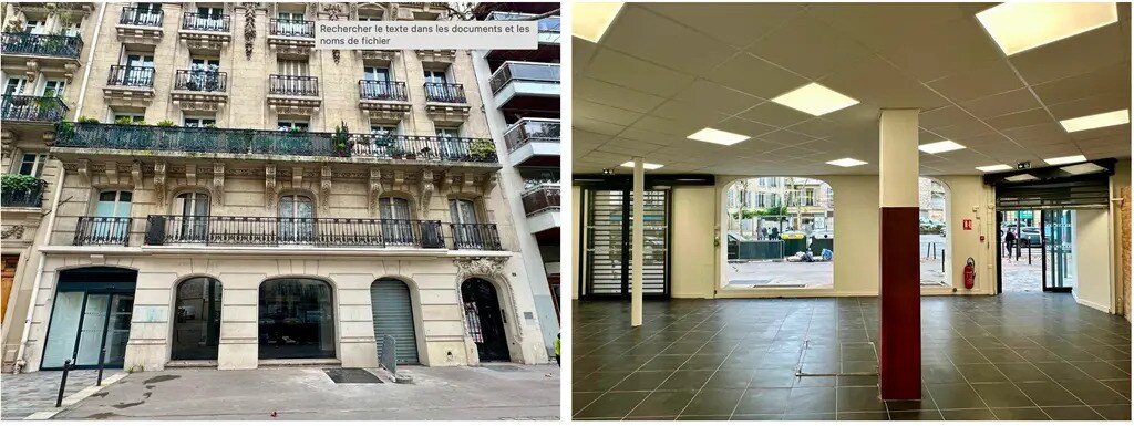 Local commercial dans Paris à louer Photo de l’immeuble– Image 1 sur 5
