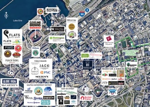 811 Prospect Ave E, Cleveland, OH - VUE AÉRIENNE vue de carte