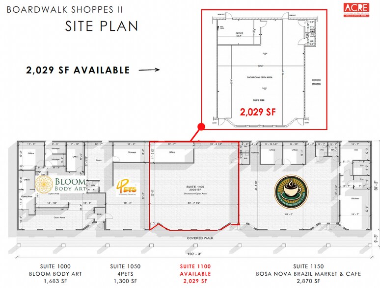 1062-1076 W SR 436 Hwy, Altamonte Springs, FL à louer - Plan d’étage type – Image 2 sur 3
