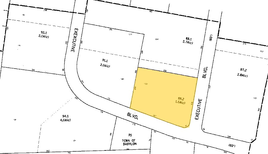 10 Executive Blvd, Farmingdale, NY à vendre - Plan cadastral – Image 2 sur 2