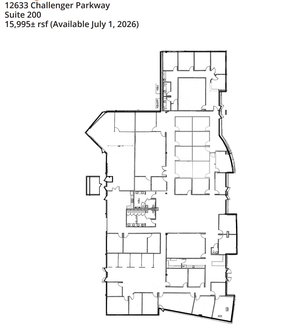 12661 Challenger Pky, Orlando, FL à louer Plan d’étage– Image 1 sur 1