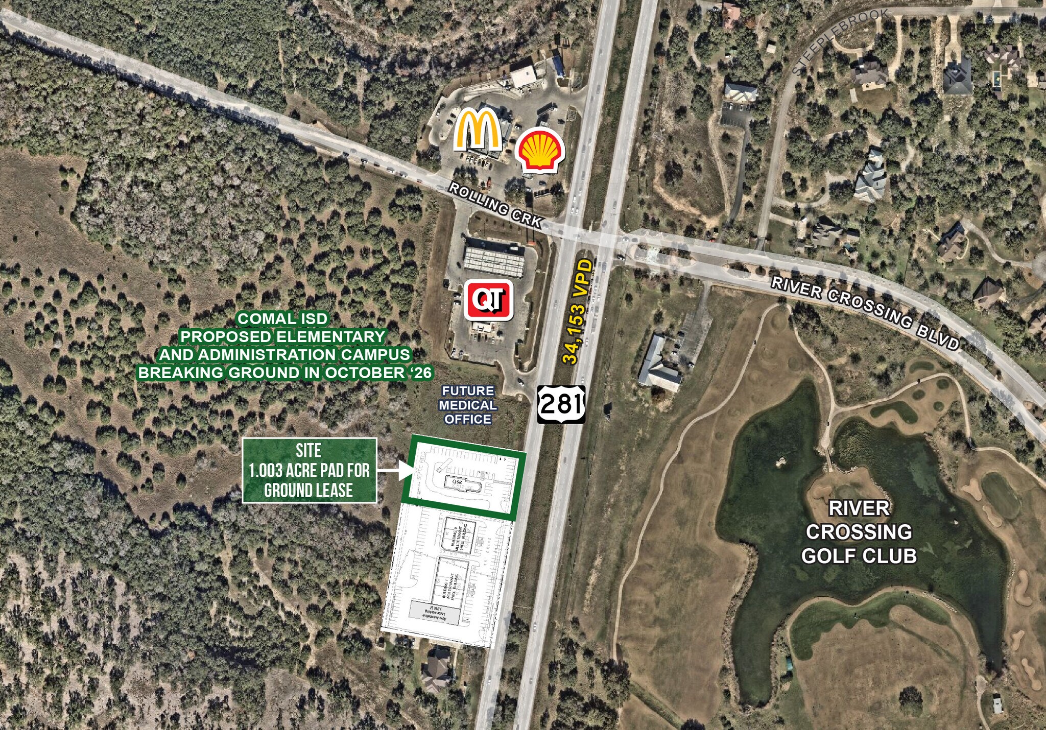 HWY. 281 & Rolling Creek, Spring Branch, TX à louer Photo de l’immeuble– Image 1 sur 2