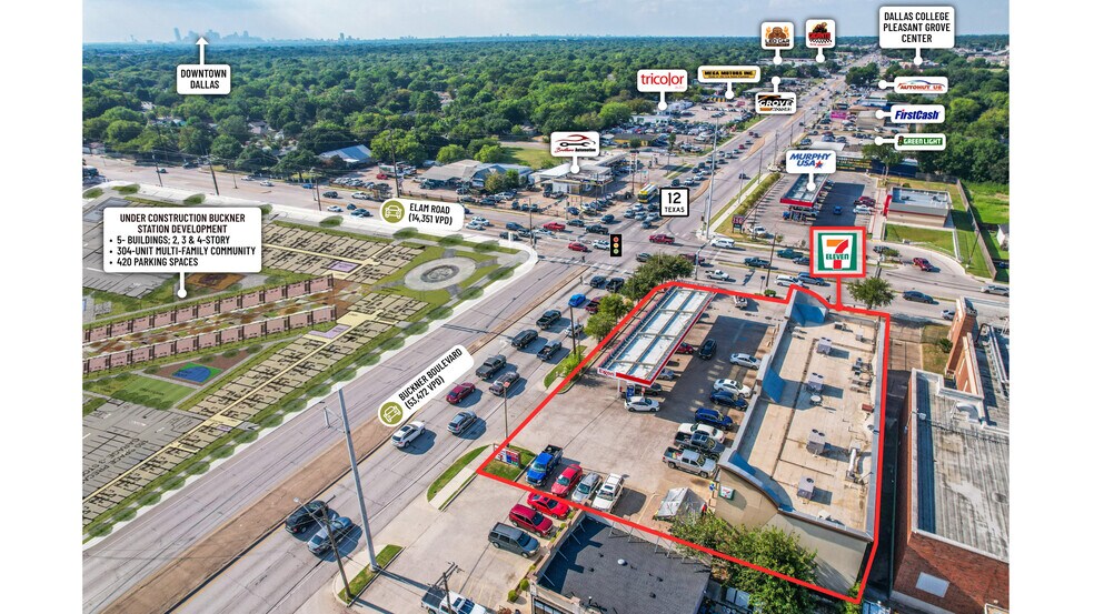 440 S Buckner Blvd, Dallas, TX à vendre - Photo de l’immeuble – Image 3 sur 5