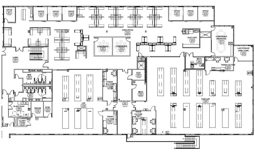 3535 General Atomics Ct, San Diego, CA à louer Plan d’étage– Image 1 sur 2