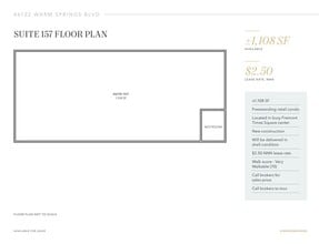 46164 Warm Springs Blvd, Fremont, CA à louer Plan d’étage– Image 1 sur 1