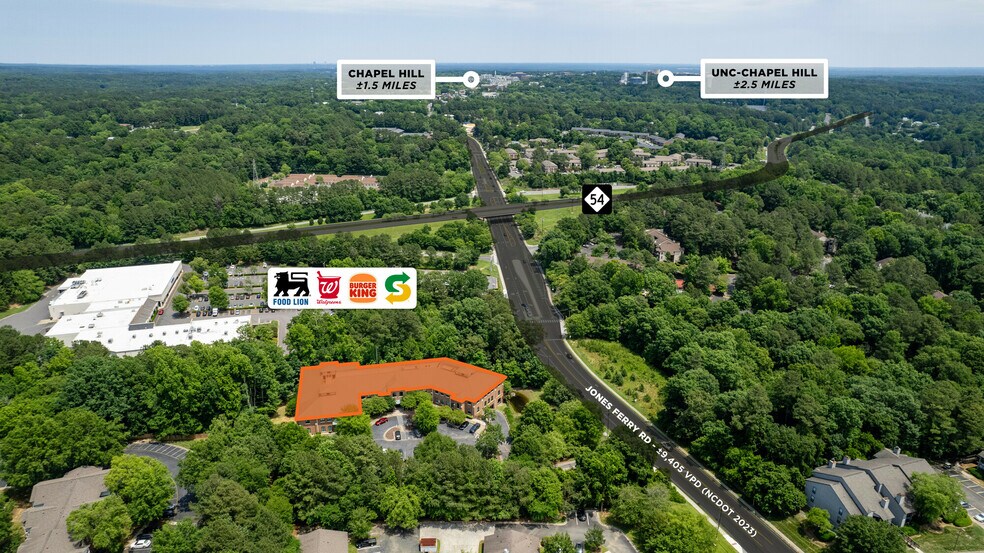 610 Jones Ferry Rd, Carrboro, NC à vendre - Photo de l’immeuble – Image 3 sur 20