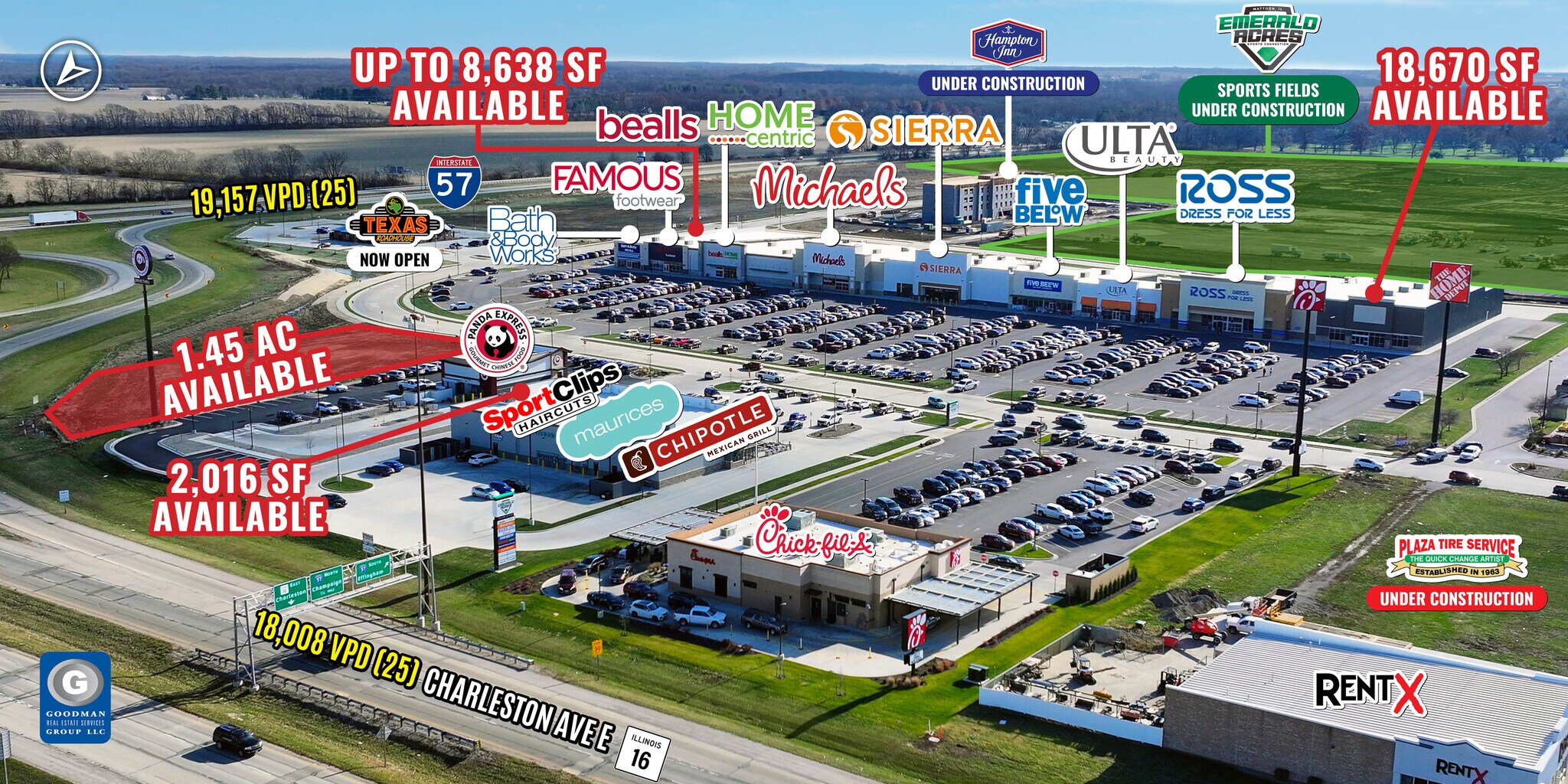 0 I-57 & Charleston Ave, Mattoon, IL à vendre Photo principale– Image 1 sur 6