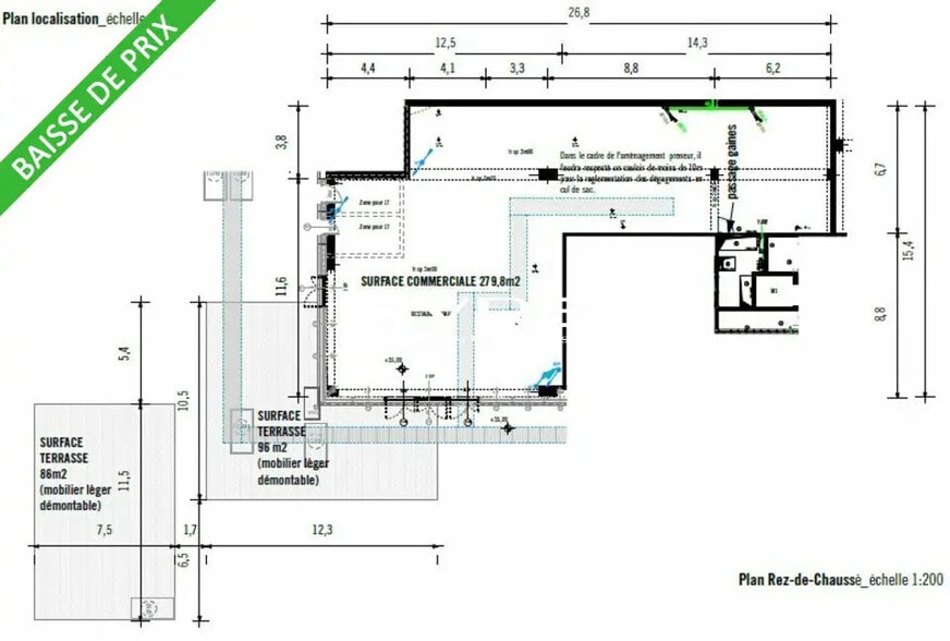 Local commercial dans La Ciotat à vendre - Plan d’étage – Image 3 sur 8