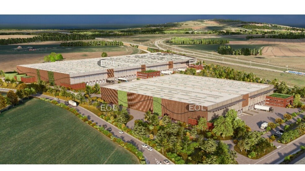 Industriel/Logistique dans La Milesse à louer - Aérien – Image 1 sur 1