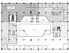 8131 Lyndon B Johnson Fwy, Dallas, TX à louer Plan d’étage– Image 2 sur 3