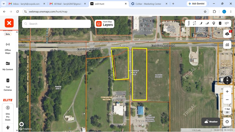 1919 Gore, Lawton, OK à vendre - Aérien – Image 2 sur 2