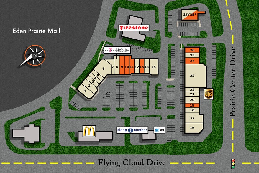 561-565 Prairie Center Dr, Eden Prairie, MN à louer - Photo de l’immeuble – Image 2 sur 2
