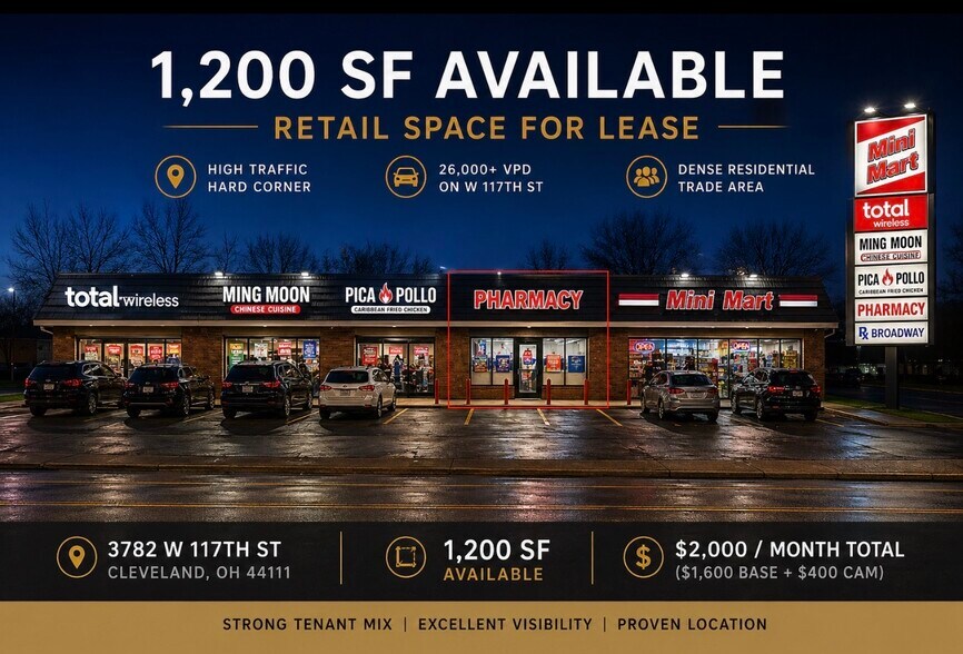 3782 W 117th St, Cleveland, OH à louer - Photo de l’immeuble – Image 1 sur 4