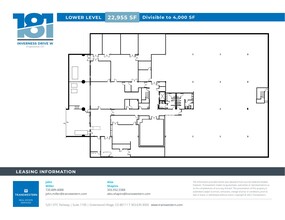 181 Inverness Dr W, Englewood, CO à louer Plan d’étage– Image 2 sur 2