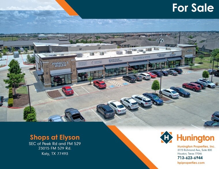 23015 Fm 529, Katy, TX à vendre - Photo de l’immeuble – Image 1 sur 1