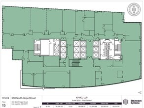 550 S Hope St, Los Angeles, CA à louer Plan d’étage– Image 1 sur 1