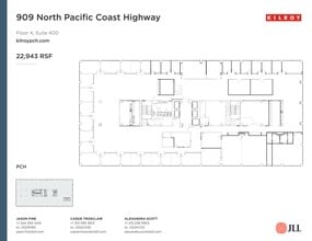 909 N Pacific Coast Hwy, El Segundo, CA à louer Plan de site– Image 1 sur 1