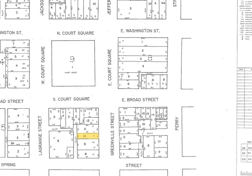 9 Greenville St, Newnan, GA à louer - Plan cadastral – Image 3 sur 9