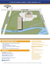 1100 NE 23rd St, Fort Worth, TX à louer Plan de site– Image 1 sur 1