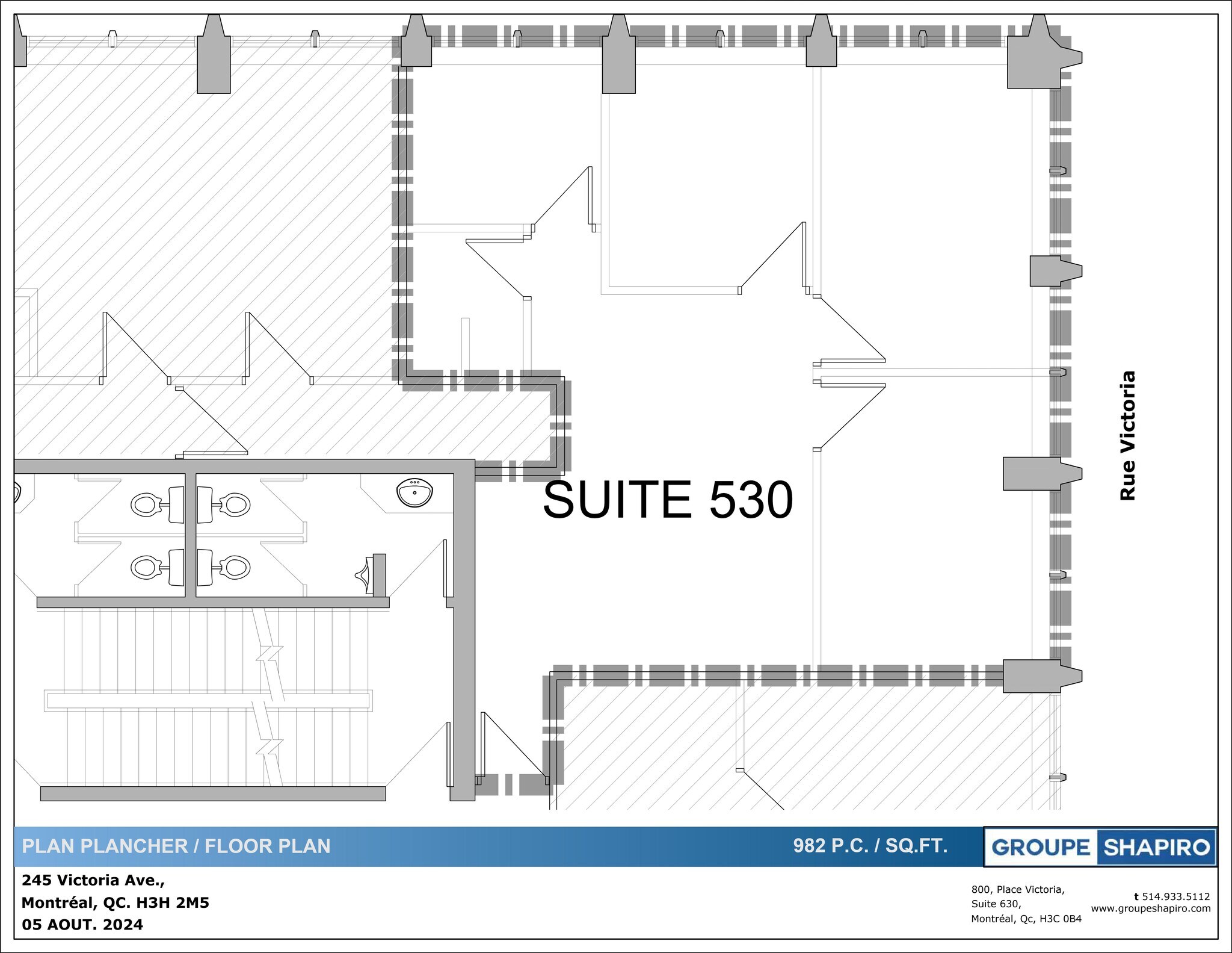 245 Av Victoria, Westmount, QC à louer Plan de site– Image 1 sur 1
