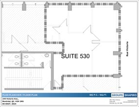245 Av Victoria, Westmount, QC à louer Plan de site– Image 1 sur 1