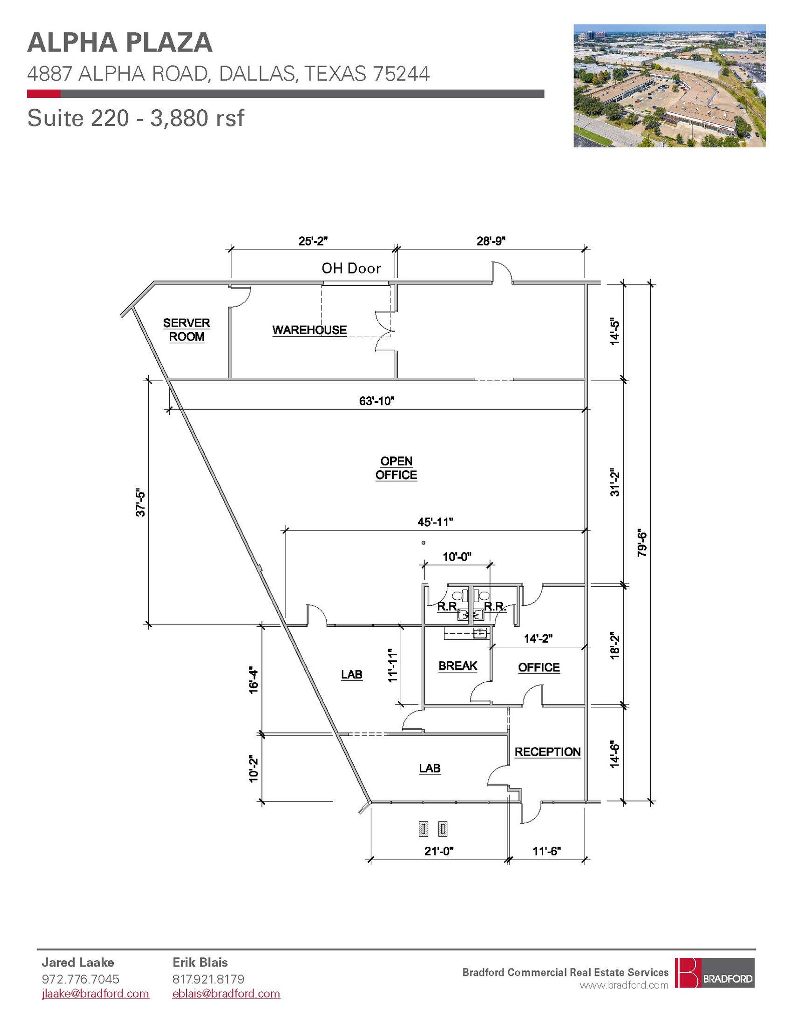 4887 Alpha Rd, Farmers Branch, TX à louer Plan d’étage– Image 1 sur 1