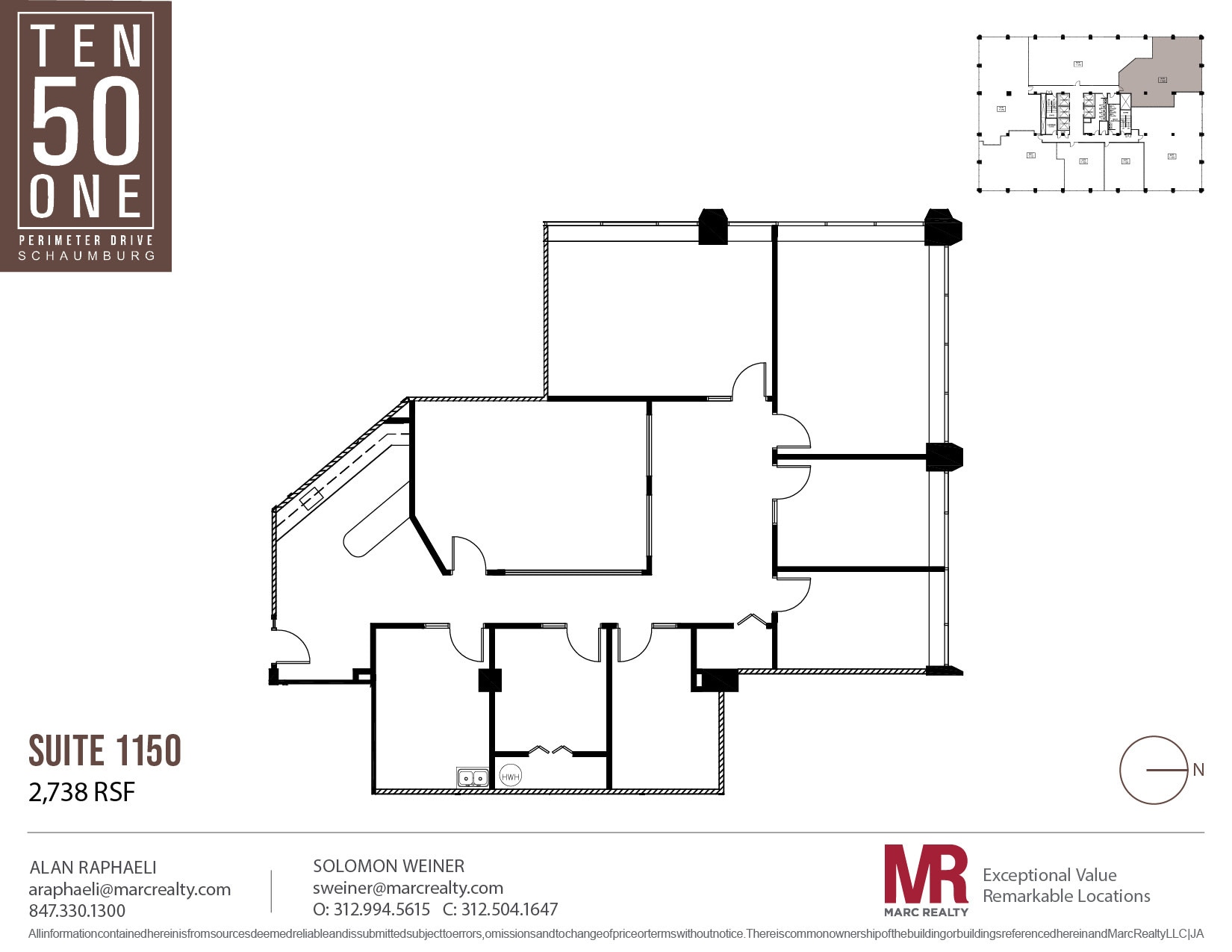 1051 Perimeter Dr, Schaumburg, IL à louer Plan d’étage– Image 1 sur 1