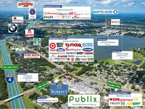 5301 N Socrum Loop Rd, Lakeland, FL - VUE AÉRIENNE  vue de carte