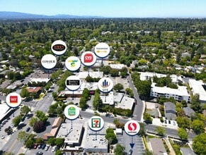 711-719 Colorado Ave, Palo Alto, CA - Vue aérienne  vue de carte