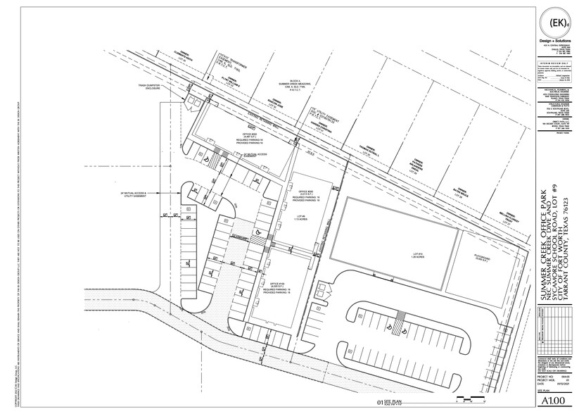 7305 Canyon Park Dr, Fort Worth, TX à louer - Plan de site – Image 2 sur 3