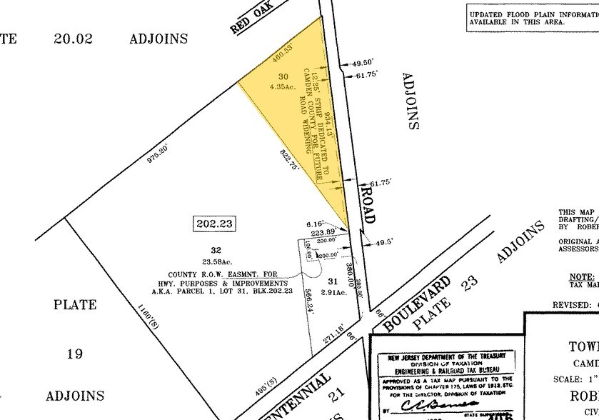 805 Cooper Rd, Voorhees, NJ à vendre - Plan cadastral – Image 2 sur 7