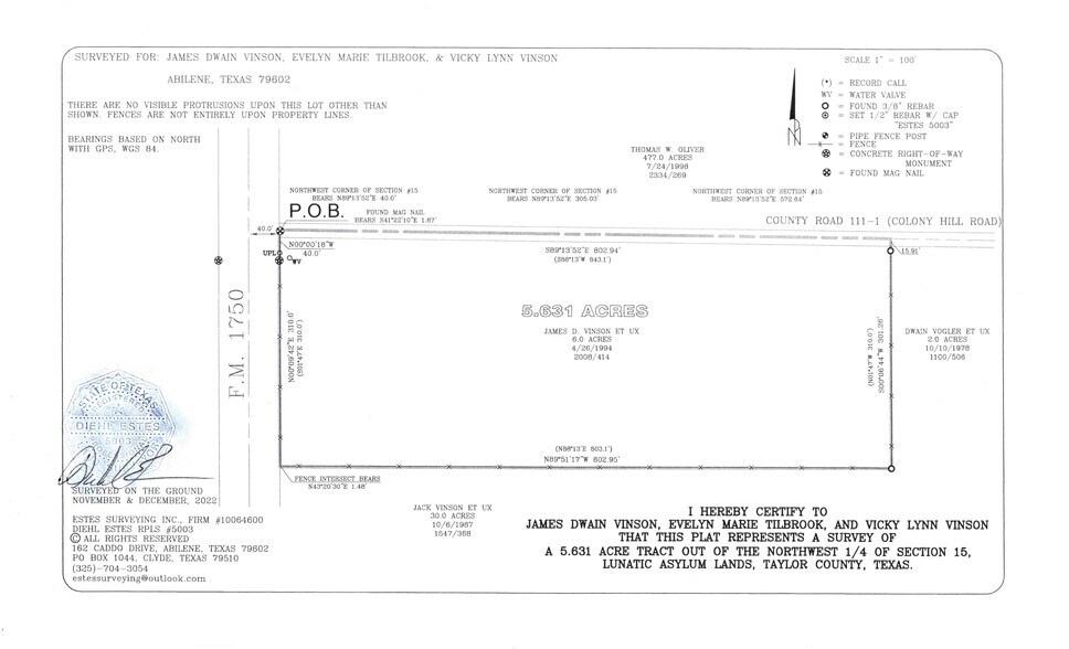 FM 1750 AND COLONY HILL,, Potosi, TX à vendre - Plan cadastral – Image 2 sur 2