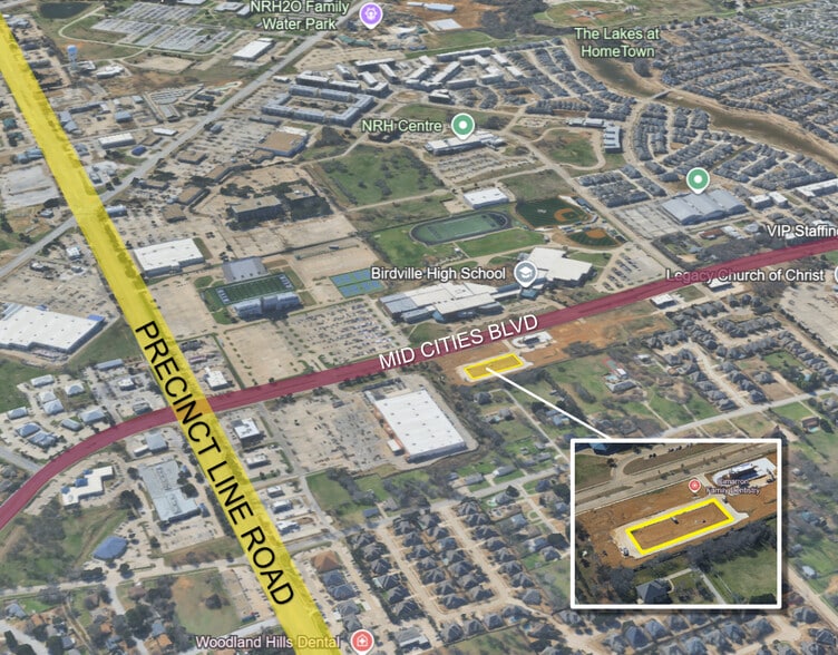 9041 Mid Cities Blvd, North Richland Hills, TX à louer - Aérien – Image 2 sur 5
