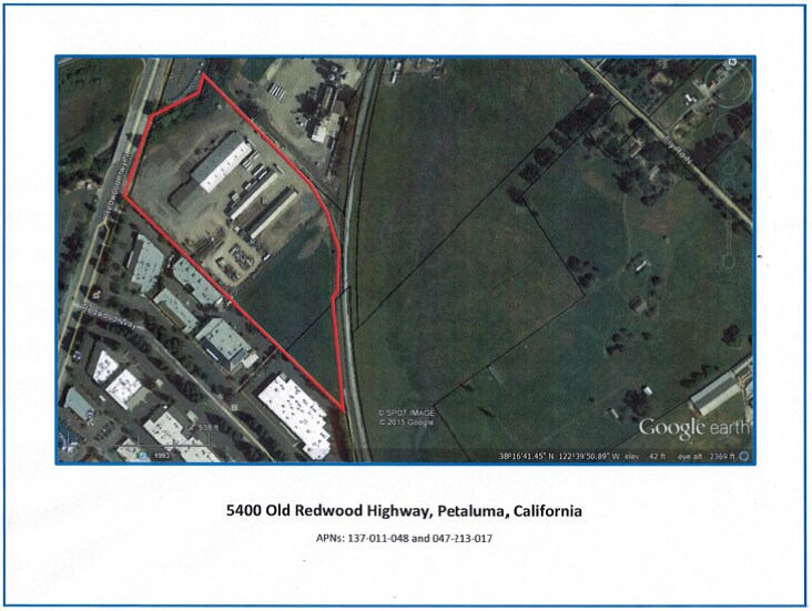 5400 Old Redwood Hwy, Petaluma, CA à louer - Aérien – Image 2 sur 3