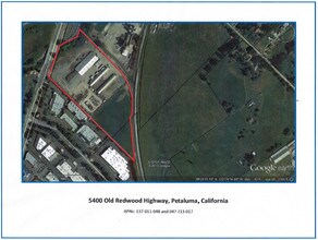 5400 Old Redwood Hwy, Petaluma, CA - VUE AÉRIENNE  vue de carte