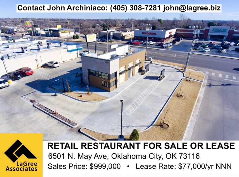 6501 N May Ave, Oklahoma City, OK à vendre - Photo de l’immeuble – Image 1 sur 12