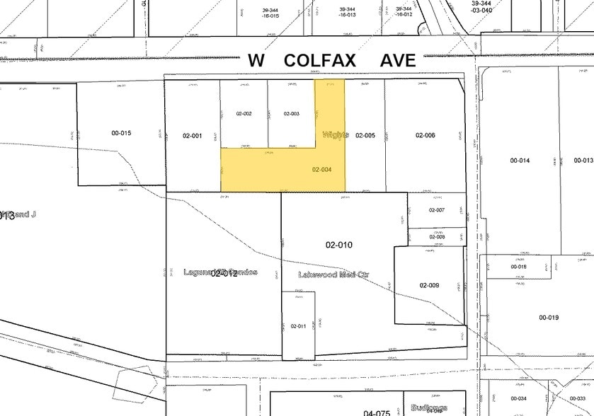 8810 W Colfax Ave, Lakewood, CO à vendre - Plan cadastral – Image 2 sur 16