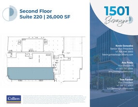 1501 Biscayne Blvd, Miami, FL à louer Plan d’étage– Image 1 sur 1