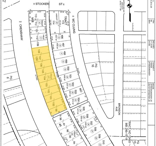 4242 Crenshaw Blvd, Los Angeles, CA à louer - Plan cadastral – Image 1 sur 1