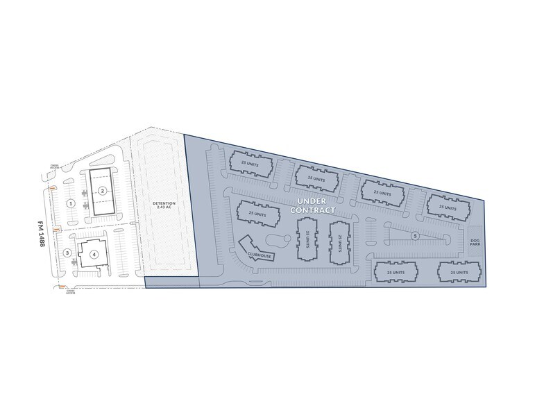 NWQ of FM 1488 and SH 149, Magnolia, TX à louer - Plan de site – Image 3 sur 3