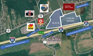 Plus de détails pour 4865 E Lee Hwy, Max Meadows, VA - Terrain à vendre
