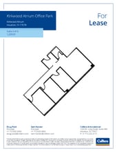 11777 Katy Fwy, Houston, TX à louer Plan d’étage– Image 2 sur 2