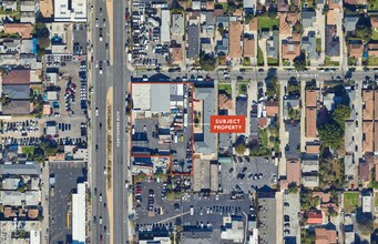 10600-10624 Hawthorne Blvd, Lennox, CA - VUE AÉRIENNE  vue de carte