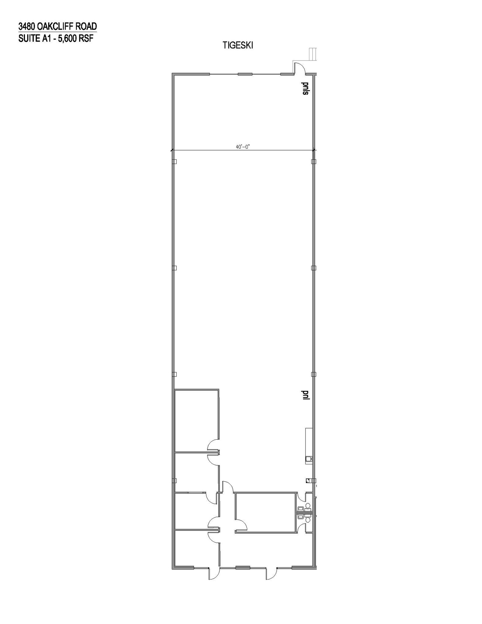 3480 Oakcliff Rd, Doraville, GA à louer Plan d’étage– Image 1 sur 1