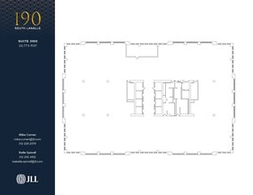 190 S La Salle St, Chicago, IL à louer Plan d’étage– Image 1 sur 1