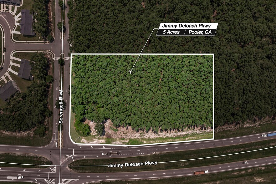 0 Jimmy DeLoach Pky, Pooler, GA à vendre - Aérien – Image 3 sur 8