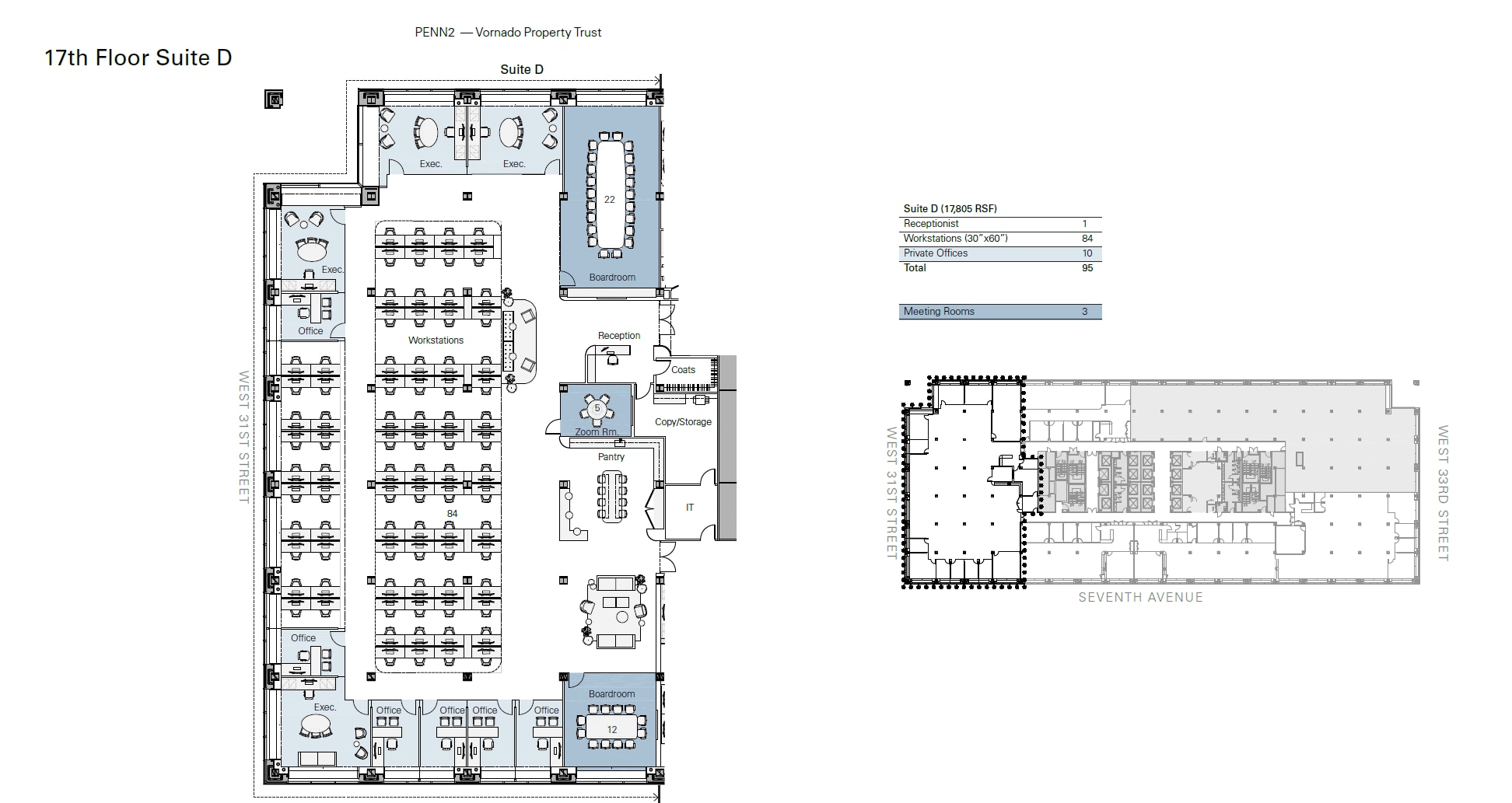 PENN 2, New York, NY à louer Plan d’étage– Image 1 sur 10